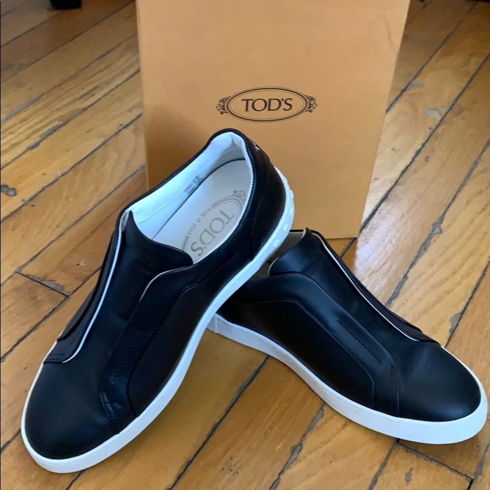 Tod’s Cassetta Derby leather sneakers new
